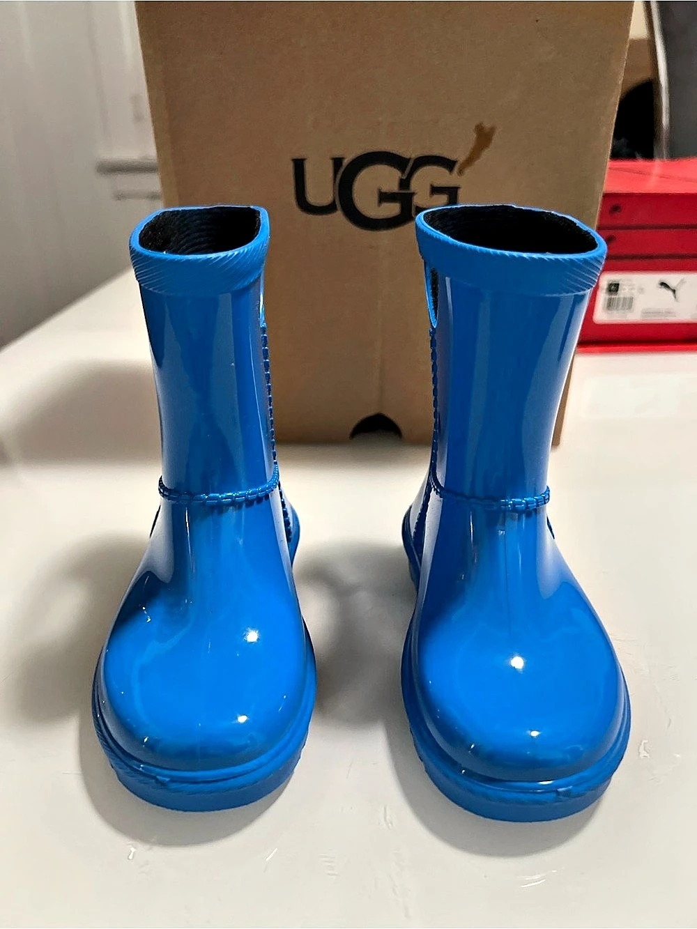 UGG T Rahjee Rain Boots in Blue US 6 NEW
